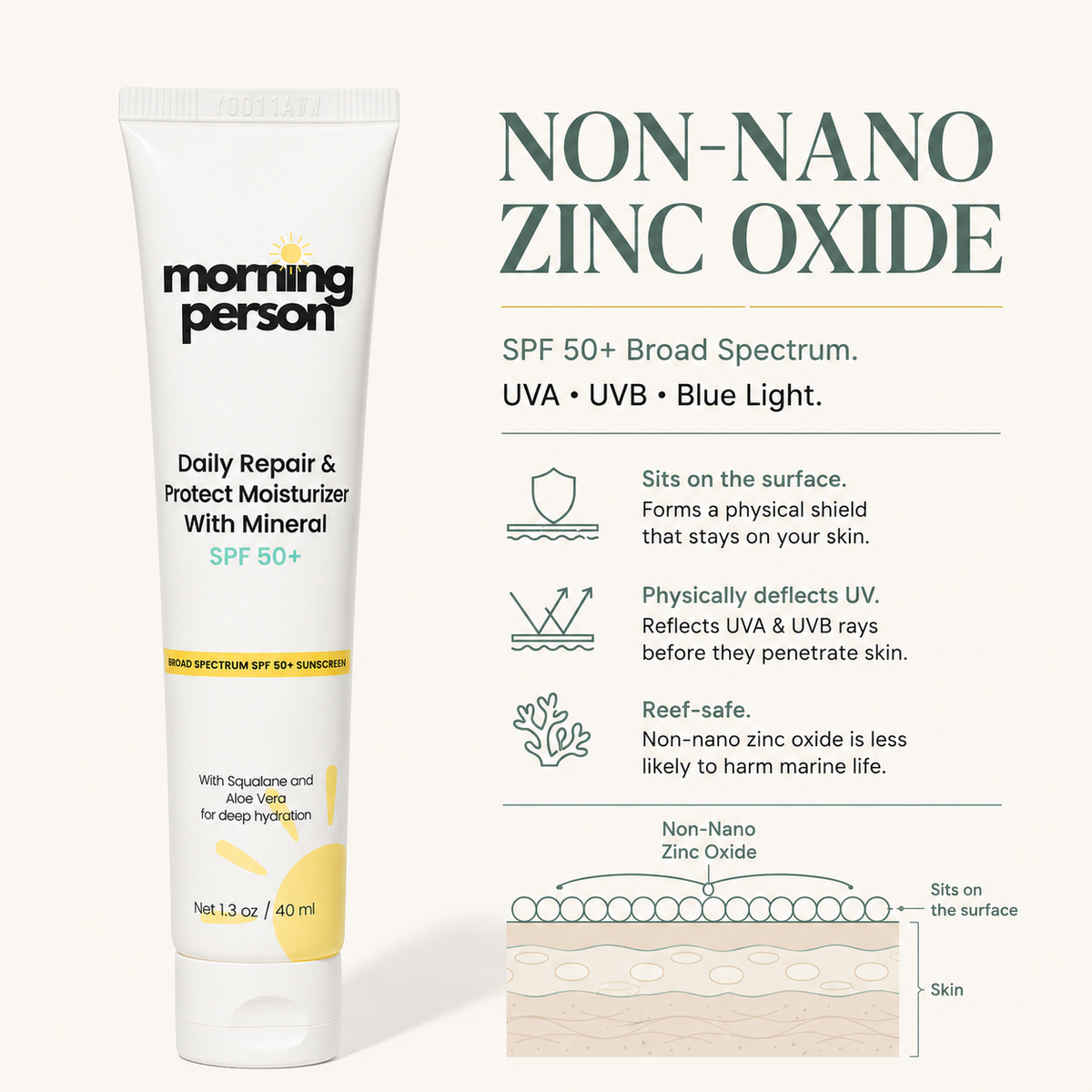Daily Repair Moisturizer with Mineral SPF 50+ Sunscreen